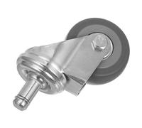 BESTonZON Rueda Giratoria de Repuesto para Carrito Rodante Rueda Pequeña de Acero Inoxidable Anillo de Bloqueo para Salón y Mobiliario de Oficina Reemplazo Duradero y Flexible