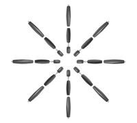 BESTonZON Saxofón Repuestos Eje con Tornillo y Varilla Kit de Reparación Duradero Abs y Metal Accesorio Estable y Fácil Instalación para Instrumentos de Viento