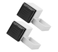 BESTonZON Sello de Acordes para Ukulele y Guitarra Alta Durabilidad y Fácil Reemplazo, Material Abs y Goma, 2 Piezas para Aprender y Practicar Acordes