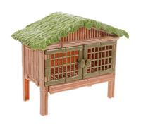 BESTonZON Set de Vallas para Granja en Miniatura Modelo Realista de Corral para Gallinas y Conejos Accesorio Educativo para Preescolares Adecuado para Juegos Interactivos y Escenas de