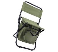 BESTonZON Silla Plegable Portátil Función de Enfriador y Almacenamiento Silla Térmica para Pesca Diseño Compacto Resistente 1pieza para Camping y Senderismo