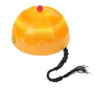 BESTonZON Sombrero Infantil para Cosplay Diseño Auténtico Dinastía Song Sombrero con de Caballo Falsa para Representaciones Rol Reales