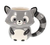 BESTonZON Sopa Hecha A De Mapache Oficina Cerveza Y Agua Dibujos Animados Té Animal Bebida Tazas Kawaii Día Para Hogar Niños Con Encantadores Amantes Capuchino
