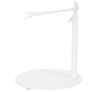 BESTonZON Soporte Ajustable para Ramo de Flores Pequeño de Hierro Blanco Expositor de Escritorio Desmontable para Arreglos Florísticos Soporte para Ramo de Novia y Manualidades