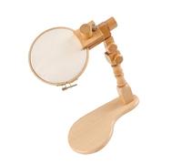 BESTonZON Soporte de Bordado de Escritorio Ajustable de Madera de Haya Bastidor Giratorio para Punto de Cruz 20 CM Soporte Compacto para Bordar Casa y Hobby