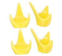 BESTonZON Soporte de Cerámica para Ocarina de 12 Orificios 4 Formas Únicas para Una Mayor Estabilidad Color Amarillo