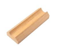 BESTonZON Soporte de diapasón de bloque en U cojín de mano para guitarra cojín para guitarra cómodo cuello bajo Parada de guitarra soporte de cuello de guitarra de grano de madera Khaki