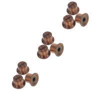 BESTonZON Soporte De Escritorio 9 Piezas de guitarra perillas de volumen del instrumento soporte de madera bajo altavoces de escritorio para guitarra tapas de volumen de guitarra