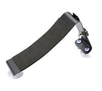 BESTonZON Soporte de Guitarra Clásica Ajustable con Ventosa Antideslizante para Patas Accesorio Negro para Guitarra Acústica Eléctrica y Ukelele Adecuado para Uso Infantil y Reposapiés