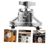 BESTonZON Soporte de Montaje para Tom de Batería de Aleación de Zinc Base Resistente para Pata de Compatible con Varios Kits de Percusión Fácil Instalación y Fijación Segura