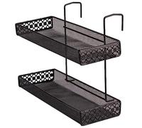 BESTonZON Soporte De Planta De Metal Rectangular Soportes Para Macetas Barandilla Jardinera Valla De Metal Jardinera Soporte En Maceta Con Gancho Montado Balcón Cestas De Plantas Contenedor
