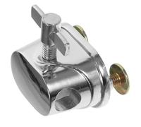 BESTonZON soporte de tom soporte de montaje del tambor montaje del kit de batería tom bases de percusión porta accesorios para bateria base de la de tom hierro plateado Silver