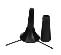 BESTonZON Soporte De Trompeta Portátil Con Base De Tres Patas De Metal y Silenciador Recto Para Exhibición y Almacenamiento De Instrumentos Musicales