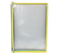 BESTonZON Soporte para Colgar Documentos de Pared 10 Páginas Organizador de Archivos Multicolor para Oficina y Hogar Porta Revistas y Certificados Fácil Acceso