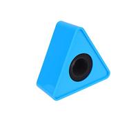 BESTonZON Soporte para Logotipo de Micrófono Triangular Abs Azul para Entrevistas Profesionales, Estación de Bandera del Logotipo para Reporteros y Uso en Estudio, Accesorio Duradero