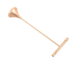 BESTonZON Soporte para Pendientes en T Metálico Dorado Grande Base en Forma de Gota, Exhibidor de Aretes para Venta Menor y Mostrador, Organizador Compacto para Joyería Perforada