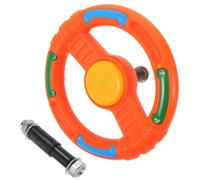 BESTonZON Steering Wheel Toy For Plastic Simulation Car Wheel For Outdoor Playsets Easy Installation Interactive Learning Tool and Spatial Awareness