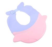 BESTonZON Tapa De Champú Pañal Húmedo Seguridad Gorras Papelera Canalón Limpiador Sombrero Impermeable Con Visera Gorro De Baño Infantil Gorra De Champú Gel De Sílice Púrpura