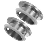 BESTonZON Tapa de Jarra Doble de Agua de Acero Inoxidable Resistente al Desgaste y Diseño de Orificios para Filtrar y Jugos Pulpa