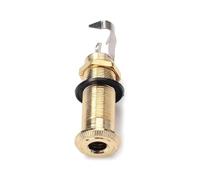 BESTonZON Tapón de Pata Larga Conector Estéreo de Guitarra Conector Mono de Guitarra Rosca Cilíndrica Uso Estudio de Grabación
