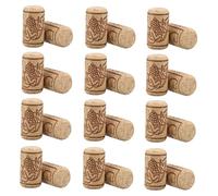 BESTonZON Tapones de Corcho Natural, 100 Piezas, 2,1 x 4 cm, para botellas