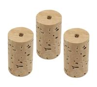 BESTonZON Tapones de Corcho para Flauta, 3 Piezas de Madera de Corcho Natural, Repuesto de Reparación Fácil de Instalar para Instrumento Musical