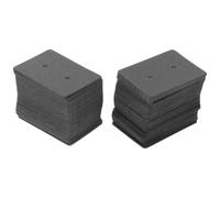 BESTonZON Tarjetas para Pendientes de Cartulina Negra 3,5x2,5 Cm, 300 Piezas para Exhibición y Embalaje de Joyería, Mini Tarjetas Cuadradas Ideales para Tienda y Artesanía