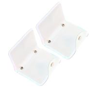 BESTonZON Tarjeteros Holográficos Transparentes 2 Piezas Organizador Compacto de Tarjetas de Crédito y Visita Tarjetero PVC Resistente Múltiples Ranuras Adecuado para Uso Diario y Viajes