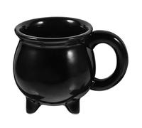 BESTonZON Taza Cerámica De Bruja Diseño De Caldero Para Bebidas Taza Decorativa Halloween Para Café Té y Caliente Casa o Cafetería