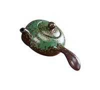 BESTonZON Tetera China Gongfu Cha Xishi Pot Cerámica De Arcilla Púrpura Zini Para Té Suelto, Juego De Té Chino Gongfu De Porcelana, Juego De Tetera Portátil, Tetera Pequeña De Mano Larga