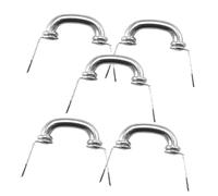 BESTonZON Tiradores para Casas Miniatura 5 Piezas Manijas de Metal para Cajones Pomo Miniatura para Decoración de Sala de Estar Jardín y Otras Áreas de Casa Pequeña Accesorios para Manualidades