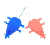 BESTonZON Tope de Puerta Inferior de Silicona Antideslizante Protección para Puertas Infantiles Pack 2 Unidades Colores Rojo Sandía y Azul Marino Cuña Segura Hogar y Habitaciones