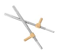 BESTonZON Tornillos Para Varilla De Violín Pequeños De Metal Resistente, Piezas De Reparación Para Instrumentos De Cuerda, Accesorios Prácticos Para Violín, Pack De 2 Unidades, Uso Fácil y Portátil