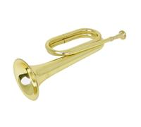 BESTonZON trompeta de banda trompeta principiante cuerno musical pequeños instrumentos corneta para orquesta instrumento musical instrumento de cobre Instrumento de viento latón Golden