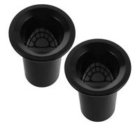 BESTonZON Tubo de Puerto para Subwoofer 85×150 MM 2 Piezas Accesorio de Ventilación para Graves Mejora de Sonido Profesional para Sistemas de Altavoces y Eventos