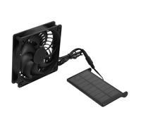 BESTonZON Ventilador Solar con Panel Fotovoltaico para Ventilación Gallineros Invernaderos y Casetas para Mascotas Portátil y Ligero para Uso Exterior