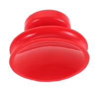 BESTonZON Ventosa para Cuencos Cantores de Buda Elevador Mango de Goma Rojo Accesorio Portátil para Estabilizar y Absorber Vibraciones Soporte Flexible para Meditación y Sonido