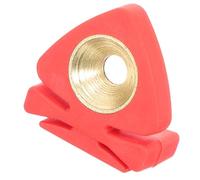 BESTonZON violín mudo guitarras bajas herramientas de práctica de bajo reductor de ruido de guitarra musical Violín silenciador accesorio de guitarra herramienta de guitarra Metal rojo