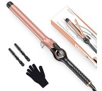 BESTOPE PRO 25 mm Rizador pelo Ondas, para Rizos Grandes,Multi-Temperatura Seleccionable,Ondas de Extensión,Calentamiento Rápido,Rizador con Gran Pantalla LCD