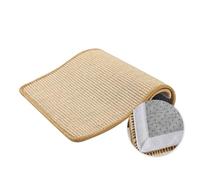BESTORI Alfombra Rascador para Gatos de Sisal Natural, Rascador de Gatos para Gatos Interiores, Antideslizante, Autoadhesivas, para Proteger alfombras y sofás, Beige, 40 x 60cm