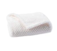 BESTORI Manta para Perros Gatos Mascotas Reversible Suave Cálida Manta Lavable para Dormir Manta para Perros Medianos Grandes para Sofás Cama, Blanco, 40x60cm