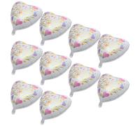 BESTOYARD 10 Globos de Aluminio Pack de 10 Piezas Accesorios para Fiestas al Aire Libre y Fotografía para Decoración Temática del Día Madre