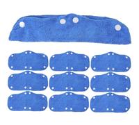 BESTOYARD 10 Piezas Unidades Bandas Sudor para Seguridad Lavables Absorbentes Cómodas con Botón Presión Reutilizables Forro Hardhat