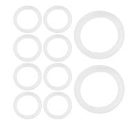 BESTOYARD 10 Unidades Anillos Separadores de Grasa de Goma para Máquina de Salchichas y Rodillos de Hot Dogs, Sellado Mejorado y Fácil Reemplazo para Barbacoa