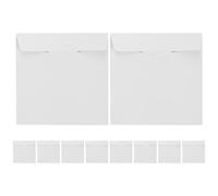 BESTOYARD 10 Unidades Sobres de Cartón Blanco para Envío y Almacenamiento Seguro de CD y Dvd, Bolsa de Papel Resistente para Protección y Transporte Confiable