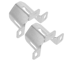 BESTOYARD 2 Piezas Soporte para Puertas Enrollables de Hierro Galvanizado, Herrajes para Persianas y Contraventanas Exteriores, Soporte de Tubo de Eje 3 Mm para Reparación y Reemplazo, Uso