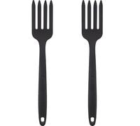 BESTOYARD 2 Tenedores Grandes de Silicona para Cocinar Alimentos, Utensilios de Cocina Antiadherentes y Seguros para Uso en Hogar y Cocina