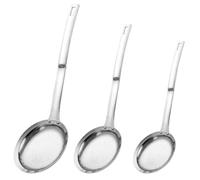 BESTOYARD 3 Coladores de Acero Inoxidable 304 Malla Fina Multiusos para Filtrar Jugos y Leche Vegetal y Diseño Seguro Pack de 3 Piezas para Uso en Cocina