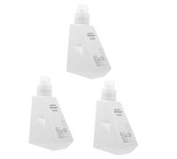 BESTOYARD 3piezas Botella De Detergente Reutilizable Escala Contenedor De Jabón Líquido Para Lavandería Diseño Hermético y Portátil Para Viajes y Almacenamiento De Productos De