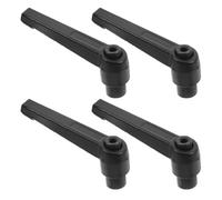 BESTOYARD 4 Piezas Manija de Palanca de Sujeción Ajustable M8 X 63 Mm de Aleación de Aluminio Ligera Trinquete de Botón Pulsador para Muebles y Productos Electrónicos